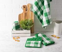Ensemble de maniques pour four à micro-ondes personnalisées, maniques de cuisine personnalisées, tapis de barbecue, gants d'isolation en coton pour la pâtisserie