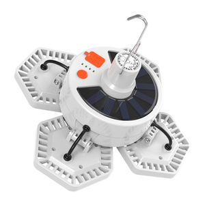 Bombilla LED Solar de 1.2W con Control Remoto para Uso en Interiores y Exteriores en Caso de Emergencia - Product Image 1