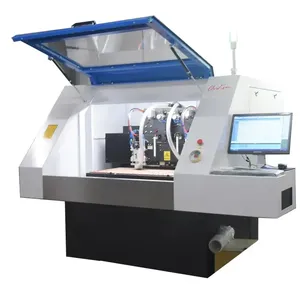 Máquina de perfuração e fresagem para PCB, melhor placa de circuito impresso de 2 eixos, máquina fresadora para PCB