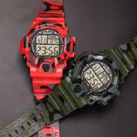 Montre numérique électronique sportive lumineuse avec alarme, unisexe, pour étudiants du collège et lycée, vente en gros usine 2026