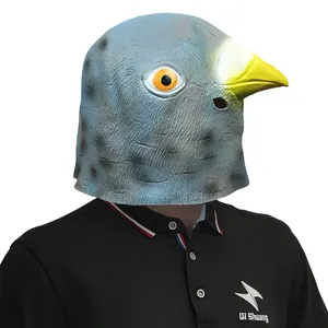 전체 머리 비둘기 마스크 동물 파티 마스크 의상 장난감 할로윈 헤드 마스크 장식