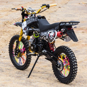 Moto tout-terrain de 125 cm3, moto à essence, moto de course avec moteur 4 temps, double suspension pour la conduite en plein air - Product Image 3