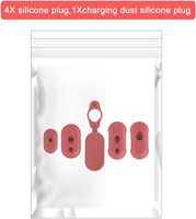 Couvercle de port de charge en silicone Mi M365 Bouchon en caoutchouc Bouchon en silicone rouge Couvercle de port de remplacement pour scooter M365