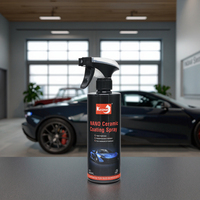 Líquido de espray de coche con revestimiento de cerámica Nano automático antiarañazos profesional al por mayor para pintura de carrocería automotriz que detalla la etiqueta privada