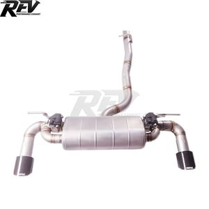 Sistema di Scarico Catback in Acciaio Inox 304 per BMW 116i <span class=keywords><strong>118i</strong></span> 120i <span class=keywords><strong>F20</strong></span> 1.5T, Silenziatore con Valvola, Finitura Sabbiata, Spessore 1.5mm - Product Image 2