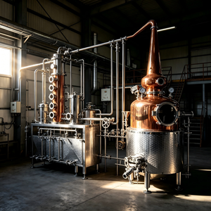Équipement de distillation continue multicolonne contrôlé par PLC pour la production d'éthanol combustible, multi-distillation - Product Image 1