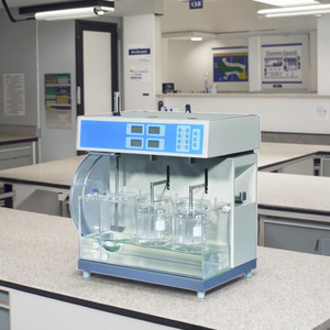 BIOSTELLAR Pharma Automatic <strong>Tablet</strong> Tester Four-Usage Equipment <strong>for</strong> <strong>Friability</strong> Disintegration Hardness Dissolution Analysis - Product Image 4