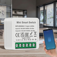Module de commutation intelligent mini RF433 pour maison connectée Touchmi Tuya WiFi Zigbee 16A Relay DIY