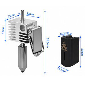 Boquilla Sparkx I7 Hot End de 0.2, 0.4, 0.6, 0.8 mm, Cabezal Extrusor de Acero Endurecido para Accesorios de Impresora 3D - Product Image 2