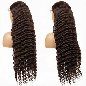 Perruque longue bouclée style africain, petite boucle, avec dentelle HD, pour femmes noires, styles brésiliens et vietnamiens, vente en gros d'usine - Product Image 4