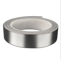 Ruban adhésif en aluminium pour isolation acoustique 60 mm x 50 m pour l'insonorisation des systèmes CVC, le blindage des conduites et le contrôle des vibrations