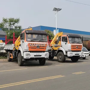 China Lieferanten beiben Knuckle Truck Kran mit 10 Tonnen 4 Knuckle Boom Kran gefalteten Boom Kran LKW