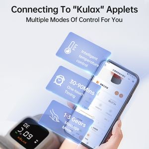 เครื่องนวดแบบสั่นสามความเร็วแบบไร้สายแผ่นรองเข่าอัจฉริยะควบคุมอุณหภูมิแบบพกพา - Product Image 4