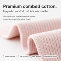 Chaussettes de sport montantes en coton tricotées à compression pour le printemps, avec bord côtelé antidérapant, pour le yoga et le Pilates, pour femmes, vente en gros