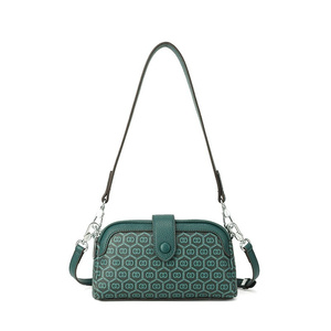 DB nouvelle série verte paon polyvalent léger femme Mini sac Simple carré petit porte-monnaie et sac à main pour téléphone portable - Product Image 5