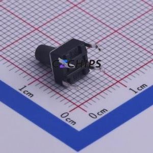 TS-1002-09026 Tactile Switch Through hole Component (THT)-4P,6x6mm Switch Single Pole Single Throw Round Button Through Hole 6mm - Product Image 2