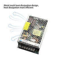 Driver LED Strip AC-DC 220V 24V IP67 Dapat Diredupkan 12.5A 150W Catu Daya Efisiensi Tinggi
