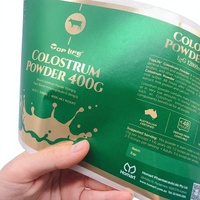 Fabricant d'étiquettes professionnelles, colle thermofusible, étiquettes adhésives durables et imperméables en rouleau pour aliments liquides, PP personnalisé et coloré