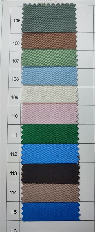 pure cotton colour card
