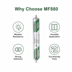 Sellador de Silicona Neutro de Alta Calidad Marca SILANDE MF890 para Sellado de Puertas y Ventanas, Adhesivo para Vidrio - Product Image 3