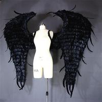 Ailes d'ange pour Halloween, sexy, costume de Cosplay Halloween, accessoire photo, ailes noires