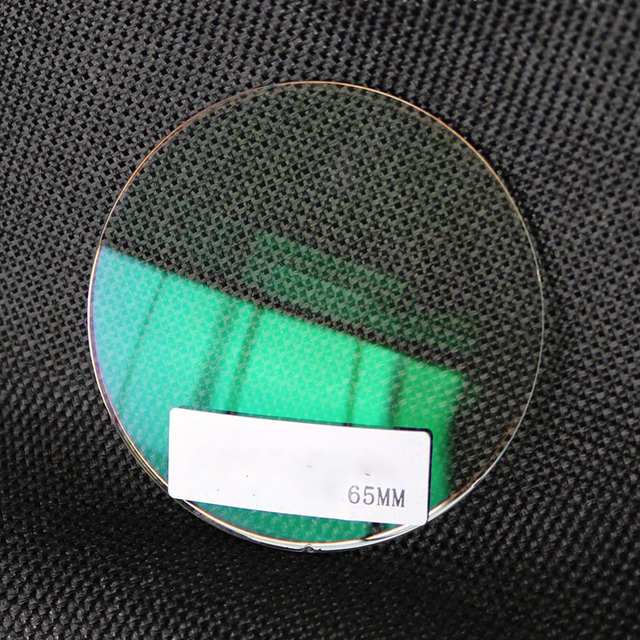 In Stock 65mm Lens Eyeglasses 1.56mm Resin UV Resistance Anti-Blue Light Double Sided Green Film Presbyopia Optical Clear Lenses