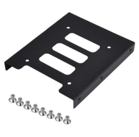 2.5 Inch SSD HDD to 3.5 Inch Metal Mounting Adapter Bracket Dock Hard Drive Holder for PC Hard Drive Enclosure