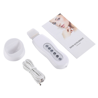 Nettoyant facial sonique portable rechargeable par USB 28 kHz, étanche, tête en acier inoxydable, pour l'élimination des points noirs