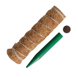 EASTOMMY – Support de plante Totem Rose verte en noix de <span class=keywords><strong>coco</strong></span>, poteau d'escalade, accessoires de jardin pour plantes en pot d'intérieur, ET-583909-M - Product Image 2