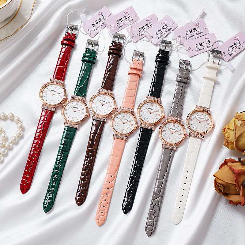 Womens Ladies Classic Simple Leather Analog Quartz Luxury  display picture 2