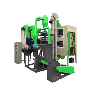 Máquina de reciclaje de residuos, separación de placa de circuito PCB con sistema avanzado de eliminación de polvo por pulsos, especificaciones estándar E