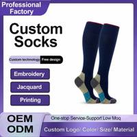 Chaussettes de compression sportives mi-hautes, lot de 3, respirantes, pour la course, la gym et le fitness, avec soutien de la voûte plantaire