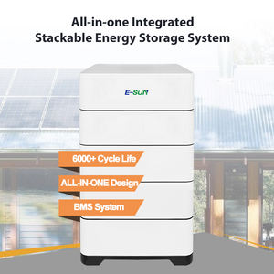 ESUN Hogar 10kW Todo en Uno Sistema de Almacenamiento de Energía Apilable 5kW Salida 48V 200Ah LiFePO4 Batería IP65 CAN Bus Comunicación - Product Image 3