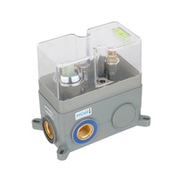 Pressage à chaud et à froid 2 fonctions mitigeur de douche mitigeur thermostatique dissimulé salle de bain cuivre douche mitigeur d'eau