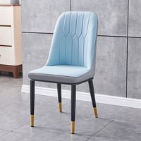 Chaise de salle à manger en cuir PU Milano de luxe, chaise de café moderne, meubles de maison Mingshuai, vente chaude 2025