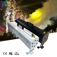 Machine à fumée électrique portable Wedostage de 1500 watts, pistolet à fumée avec lumière et style festif pour DJ, salle de concert, scène, club