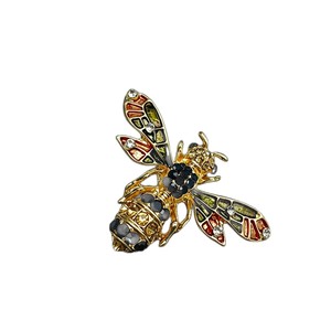 Yiwu Insect <b>Bee</b> Brooch Zinc Alloy Claw Setting Women's Fashion <b>Gift</b> Jewelry - Product Image 5