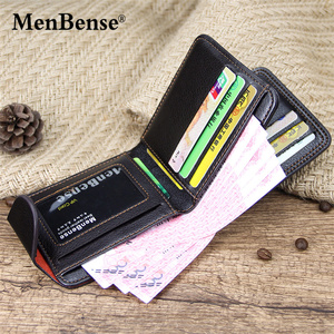 Portafoglio da uomo economico in pelle con bottone a forma di cartone animato - Product Image 4