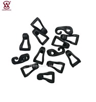 Cintre de présentation en plastique noir de haute qualité pour chaussettes et sous-vêtements, idéal pour l'emballage et la présentation en magasin de vêtements.