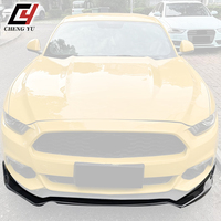 Accessoires de voiture : Lame de pare-chocs avant ABS, séparateurs, autocollants, garnitures et caches d'ailes pour Ford Mustang MK6 2015-2017