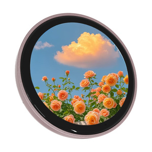 Badge électronique tactile IPS de 1,85 pouce, écran rond intelligent, en ABS, verre incurvé 2.5D, logo personnalisé, style anime - Product Image 1