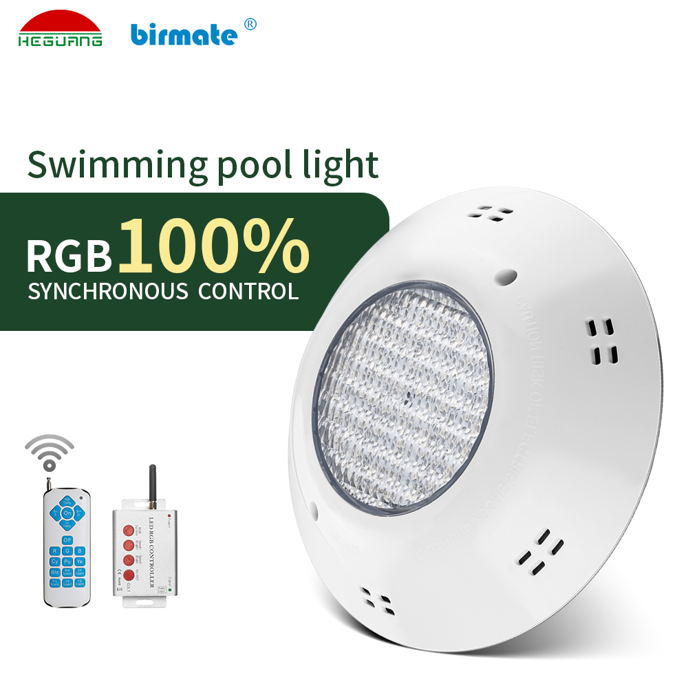 12W LED Pool Light With Remote Control RGB Swimming Pool Bulb Led Inground Pool Light