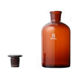Huaou 500ml amber glass reagent bottle supplier