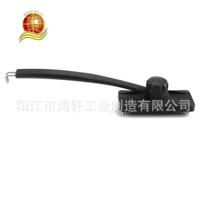 แปรงทำความสะอาดเตาบาร์บีคิวแบบหมุนได้ Hx-Cb005 ขนแปรงไนลอน ด้ามยาว 2 in 1 สำหรับเตาเทปปันยากิ - Product Image 4