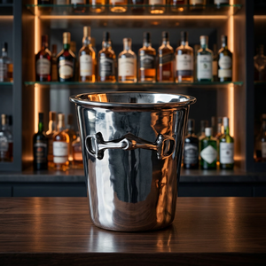 Cubo Enfriador de Vino Premium de Metal con Diseño de Bocado de Caballo, Enfriador de Botellas Ecuestre, Cubo de Hielo para Bar, Accesorio Decorativo para Servir en Mesa - Product Image 4