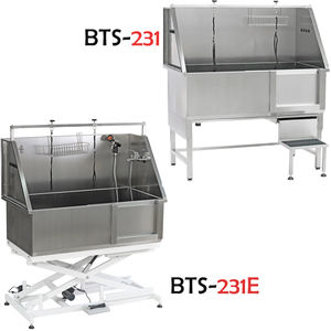 Lüks paslanmaz çelik <span class=keywords><strong>PET</strong></span> elektrik kaldırma lavabo köpek bakım duş banyo küvet demir inşaat banyo kullanımı için - Product Image 2