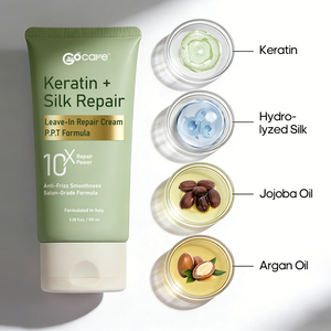 Gocare - Tratamiento de Aceite de Argán con Proteína de Queratina Personalizado al por Mayor, Antiencrespamiento, Absorción Rápida, Reparación, Acondicionador Sin Enjuague, 100 ml - Product Image 1