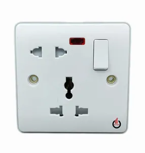 home 5 pin Socket with Indicator multifunction bakelite wall switches