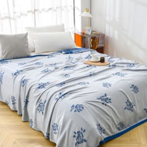 <span class=keywords><strong>Couverture</strong></span> d'été rafraîchissante en bambou, très respirante et au toucher soyeux, en promotion - Product Image 6