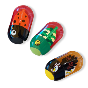 FABER CASTELL - Sacapuntas de 2 Orificios LADYBIRD de 8 CM - Product Image 1